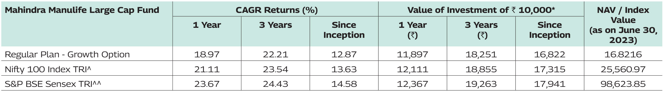 Mahindra Manulife Large Cap Fund